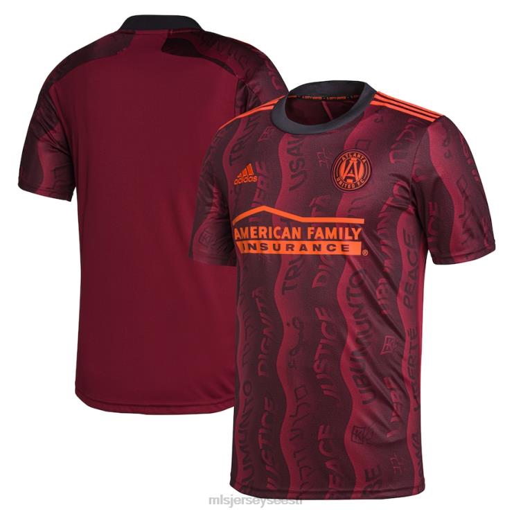 MLS Jerseys lapsed atlanta united fc adidas maroon 2021 unity replica jersey P0VN429 särk