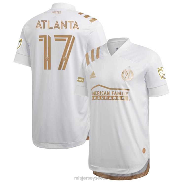 MLS Jerseys mehed atlanta united fc adidas white 2020 kingi autentne särk P0VN1211 särk