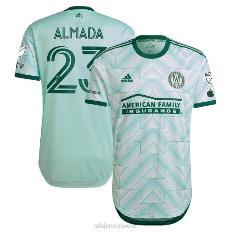 MLS Jerseys mehed atlanta united fc thiago almada adidas mint 2023 metsakomplekt autentne mängija särk P0VN195 särk