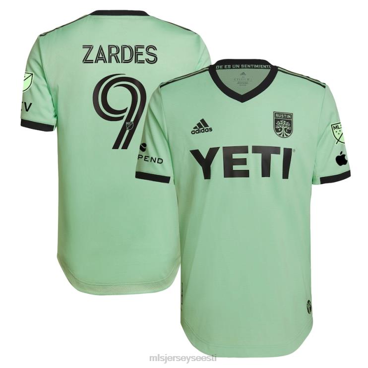 MLS Jerseys mehed austin fc gyasi zardes adidas mint 2023 sentimiento komplekt autentne mängija särk P0VN1168 särk
