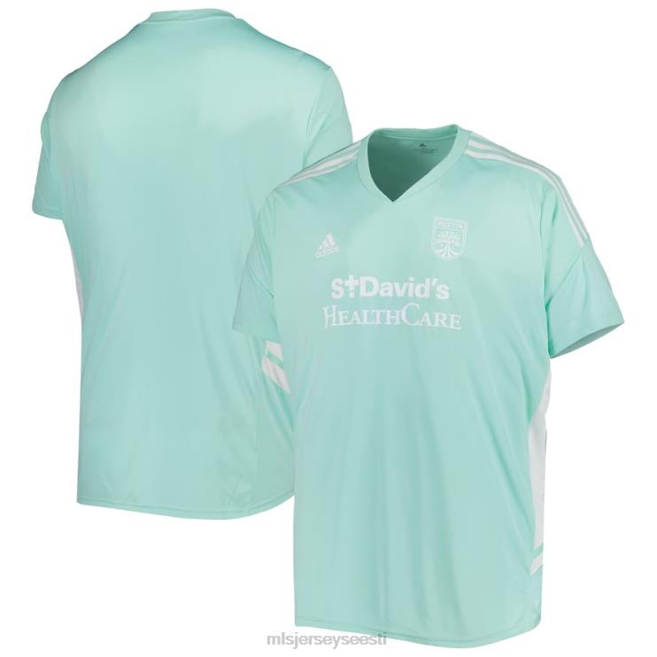 MLS Jerseys mehed austin fc adidase roheline/valge jalgpallitreeningsärk P0VN587 särk