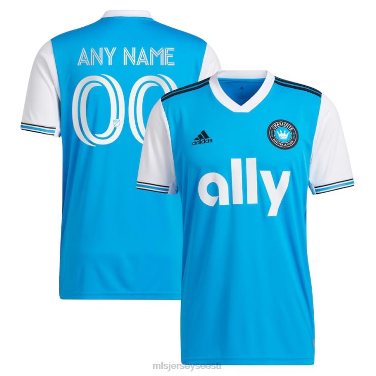 MLS Jerseys mehed charlotte fc adidas sinine 2022 esmane koopia kohandatud trikoo P0VN176 särk