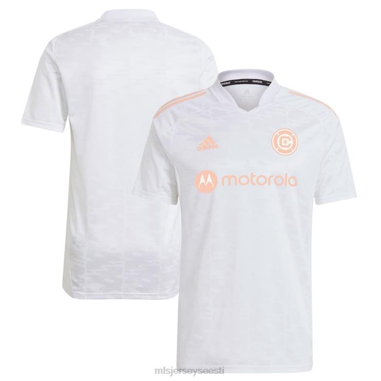 MLS Jerseys mehed chicago fire adidas white 2022 primeblue replica jersey P0VN453 särk