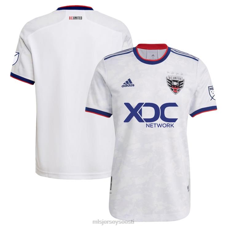 MLS Jerseys mehed d.c. United Adidas white 2022 autentne marmorist jersey P0VN264 särk