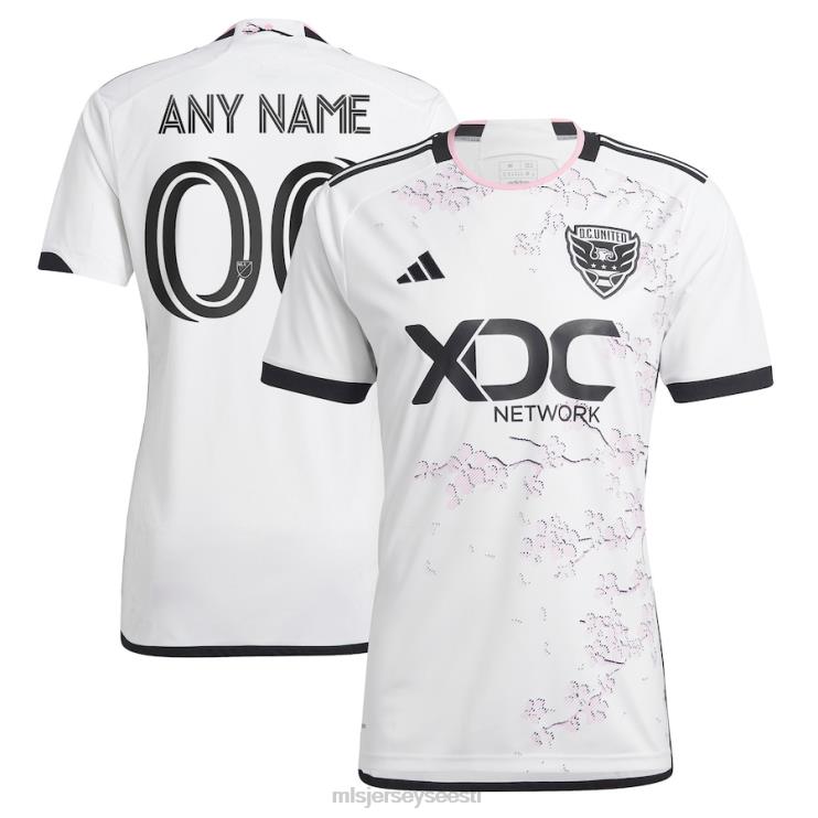 MLS Jerseys mehed d.c. United Adidase valge 2023 kirsiõie komplekt koopia kohandatud trikoo P0VN314 särk