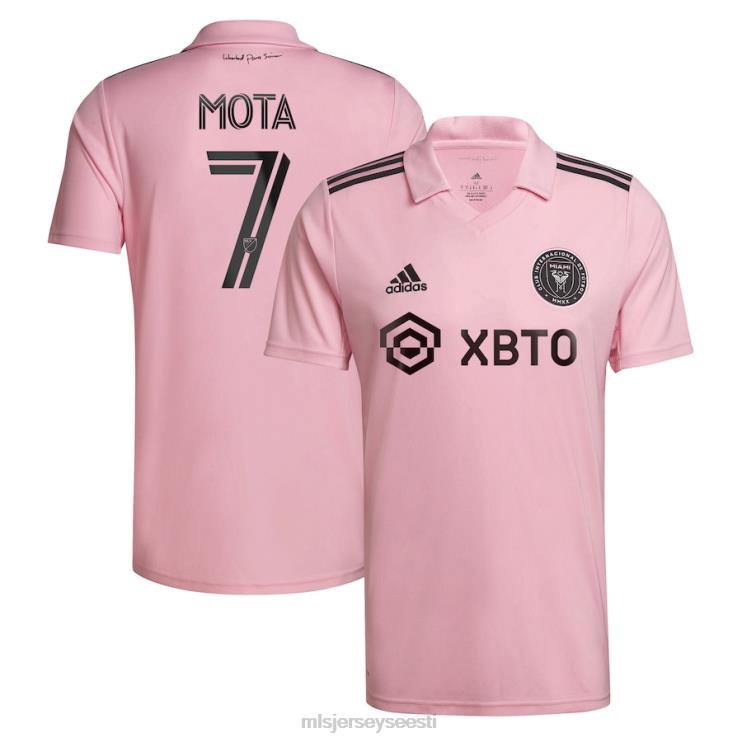 MLS Jerseys mehed inter miami cf jean mota adidas pink 2022 the heart beat kit replika mängija särk P0VN1487 särk
