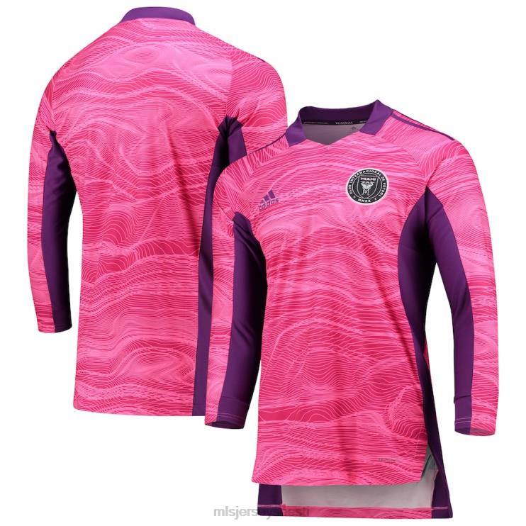 MLS Jerseys mehed inter miami vrd adidas roosa 2021. aasta väravavahi pikkade varrukatega kampsun P0VN763 särk