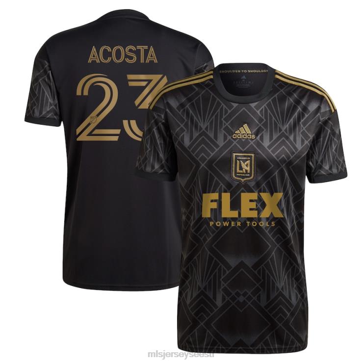 MLS Jerseys mehed lafc kellyn acosta adidase must 2022 5 aasta juubelikomplekt koopiamängija särk P0VN1282 särk