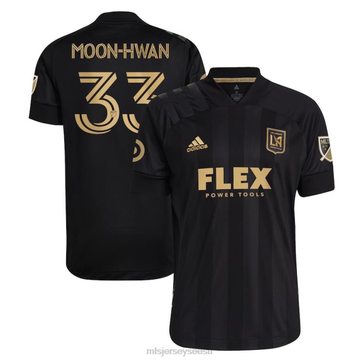 MLS Jerseys mehed lafc kim moon-hwan adidase must 2021. aasta esmane autentne mängijasärk P0VN1310 särk