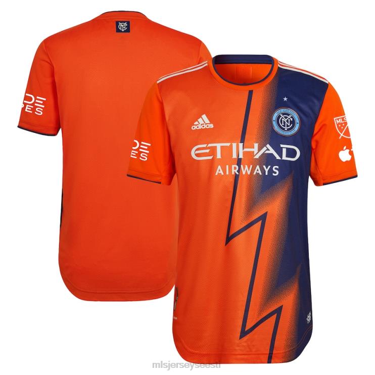 MLS Jerseys mehed new york city fc adidas orange 2023 volti komplekt autentne jersey P0VN367 särk