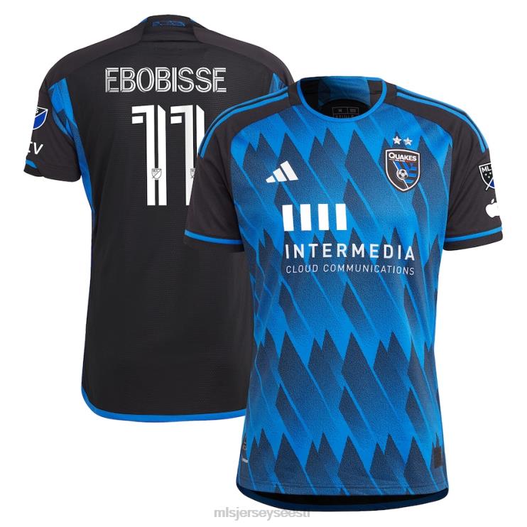 MLS Jerseys mehed san jose maavärinad jeremy ebobisse adidas sinine 2023 Active Fault jersey autentne särk P0VN825 särk
