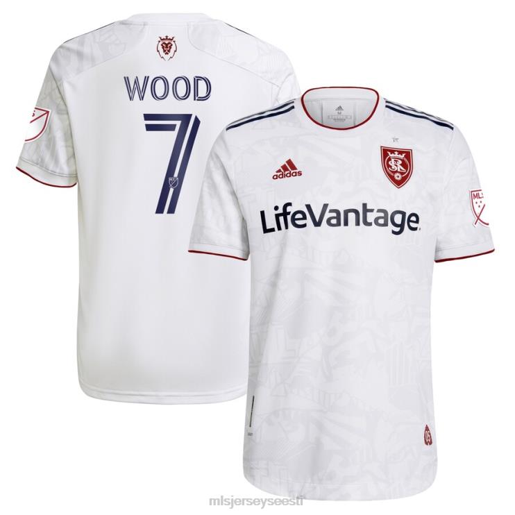 MLS Jerseys mehed tõeline soolajärv bobby wood adidas white 2021 toetaja lisakomplekt autentne mängija särk P0VN1381 särk