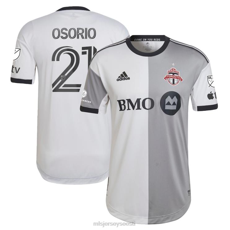 MLS Jerseys mehed toronto fc jonathan osorio adidas valge 2023 kogukonna komplekt autentne mängija särk P0VN1095 särk