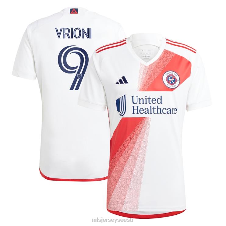 MLS Jerseys mehed Uus-Inglismaa revolutsioon giacomo vrioni adidas valge 2023 defiance replica jersey P0VN833 särk