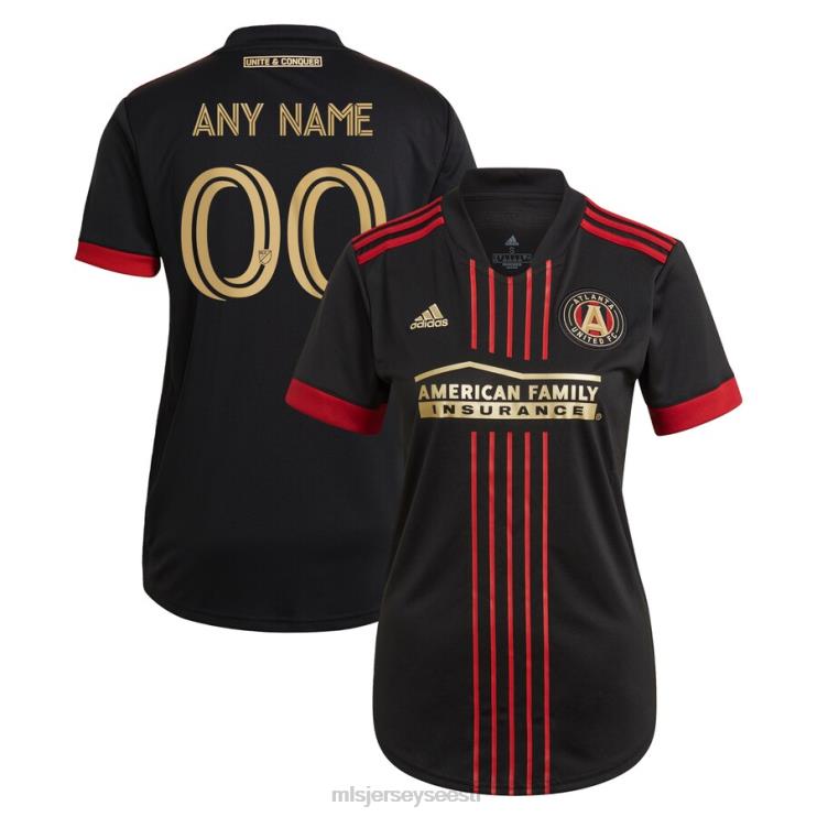 MLS Jerseys naised atlanta united fc adidas black 2021 the blvck kit replica custom jersey P0VN254 särk