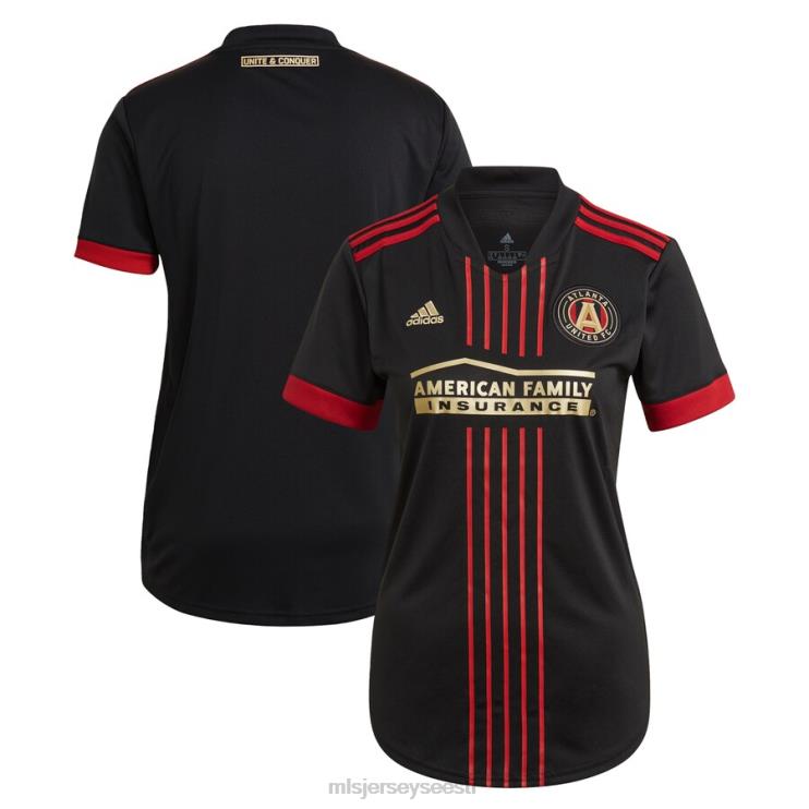 MLS Jerseys naised atlanta united fc adidas black 2021 the blvck kit replica jersey P0VN81 särk