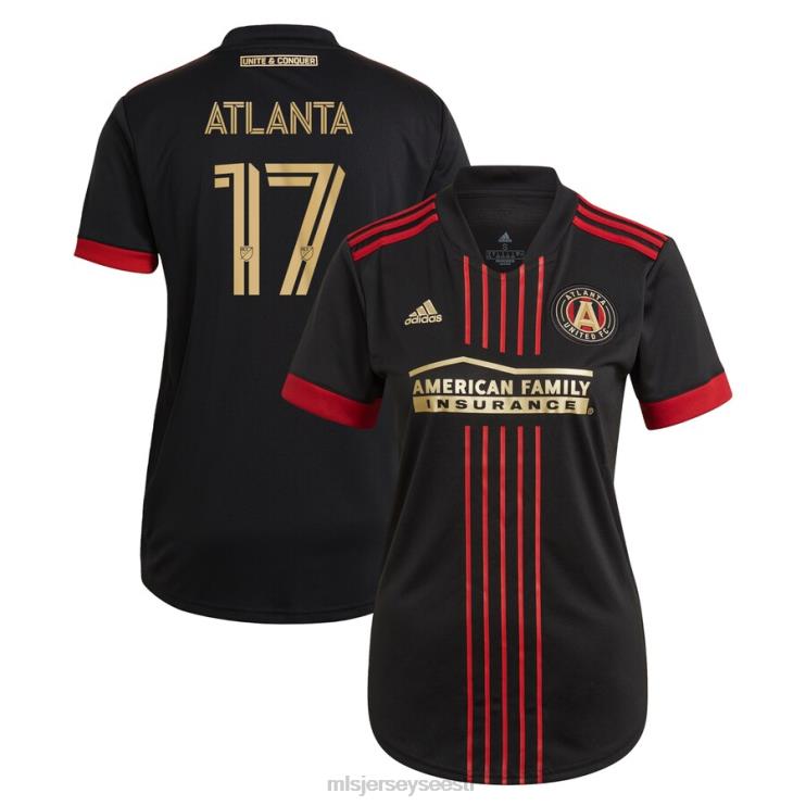 MLS Jerseys naised atlanta united fc toetajad adidas black 2021 the blvck kit replica jersey P0VN529 särk