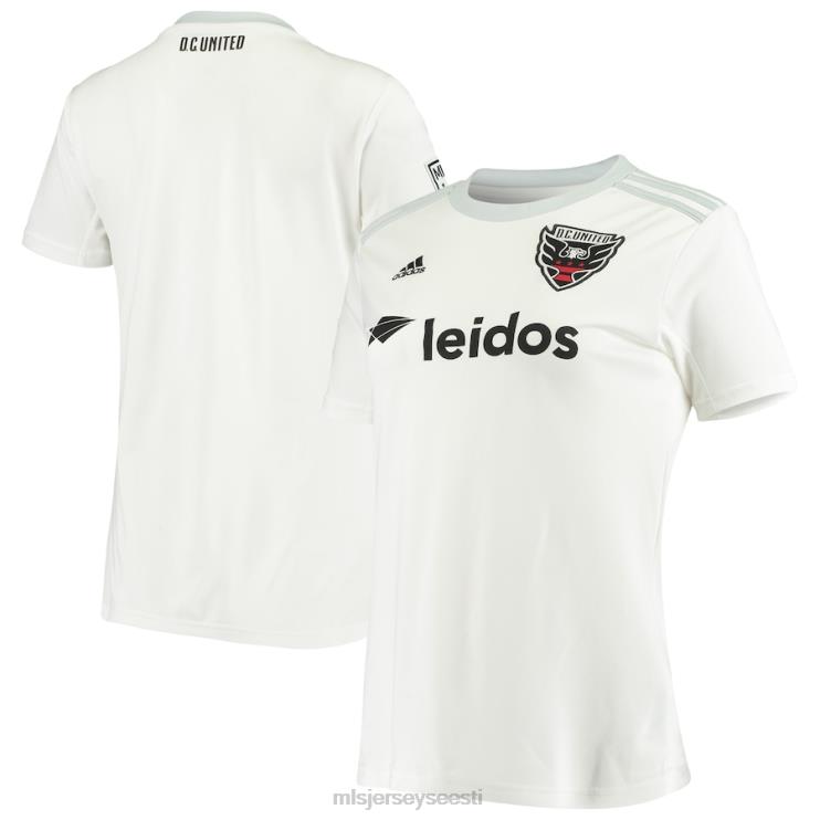 MLS Jerseys naised d.c. United Adidase valge 2020. aasta võõrsilmeeskonna koopiasärk P0VN1028 särk