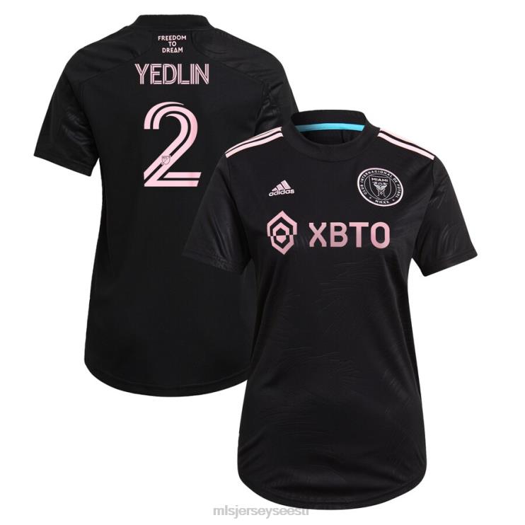 MLS Jerseys naised inter miami cf deandre yedlin adidas black 2021 la palma replica player jersey P0VN1270 särk