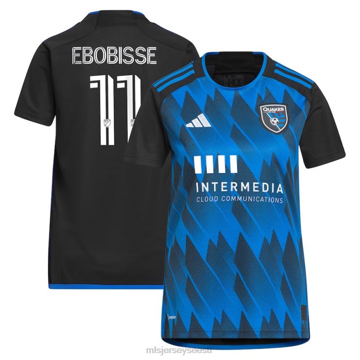 MLS Jerseys naised san jose'i maavärinad jeremy ebobisse adidas sinine 2023 Active Fault jersey koopia särk P0VN1467 särk
