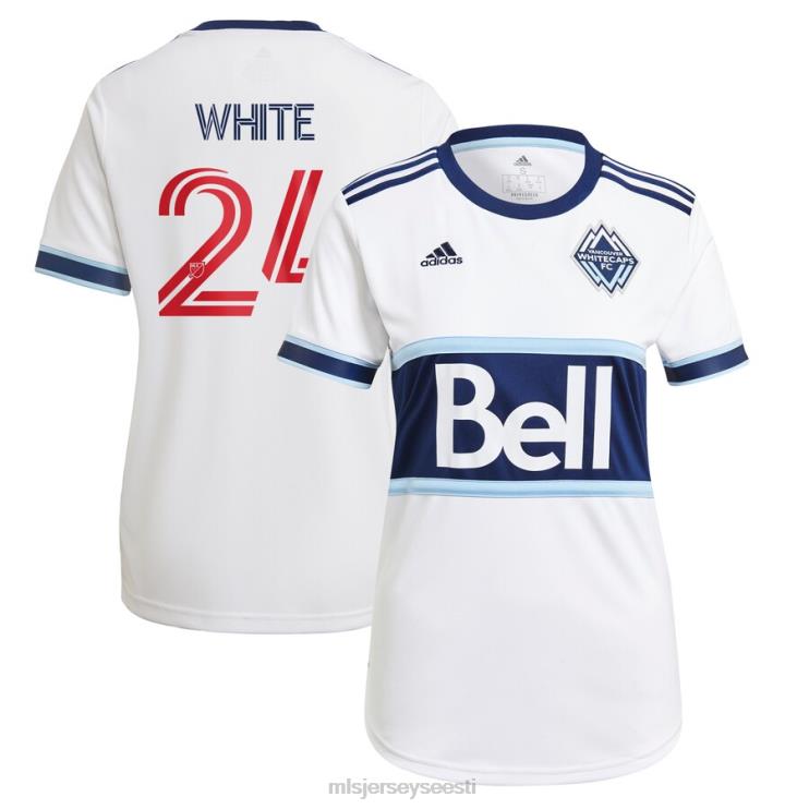 MLS Jerseys naised vancouver whitecaps fc brian white adidas white 2021 esmase koopia mängija särk P0VN1447 särk